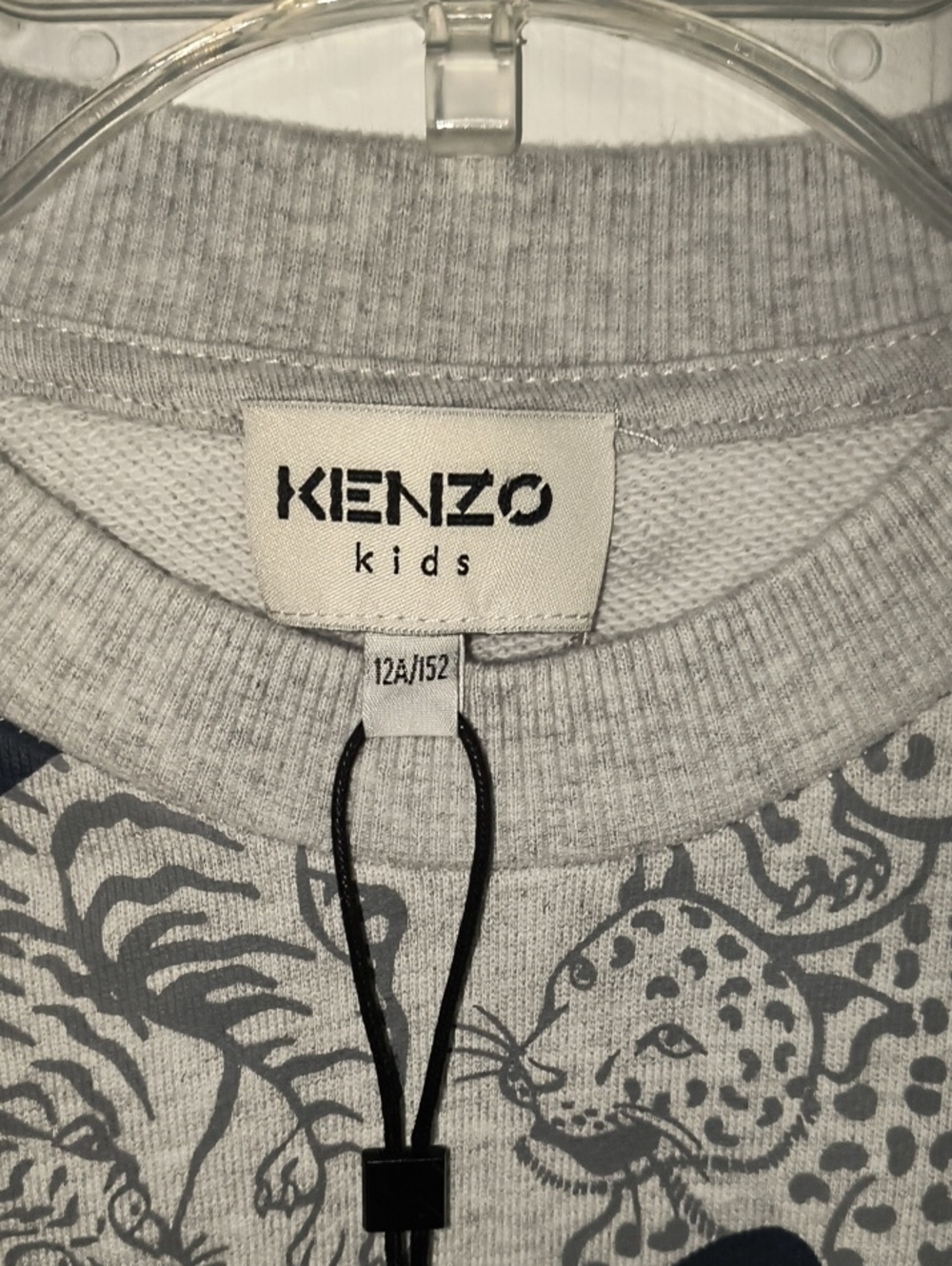 Kenzo Kid's Tiger Print Sweatshirt Size 12 NWT - Picture 4 of 5